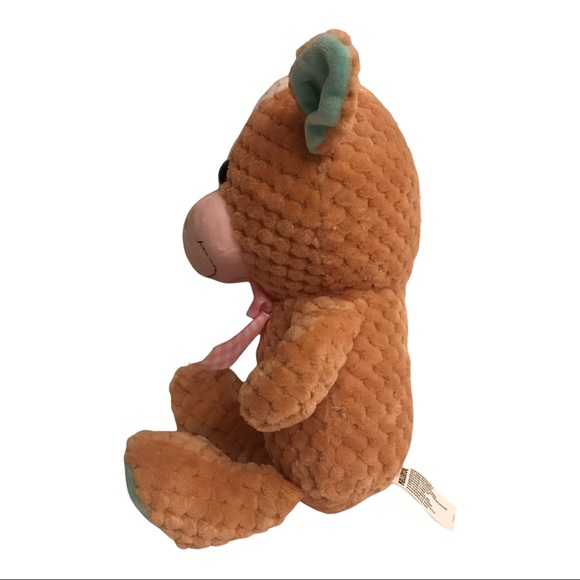 KellyToy Soft Plush Baby Cow Pastel Colors Stuffed Animal - Picture 5 of 10